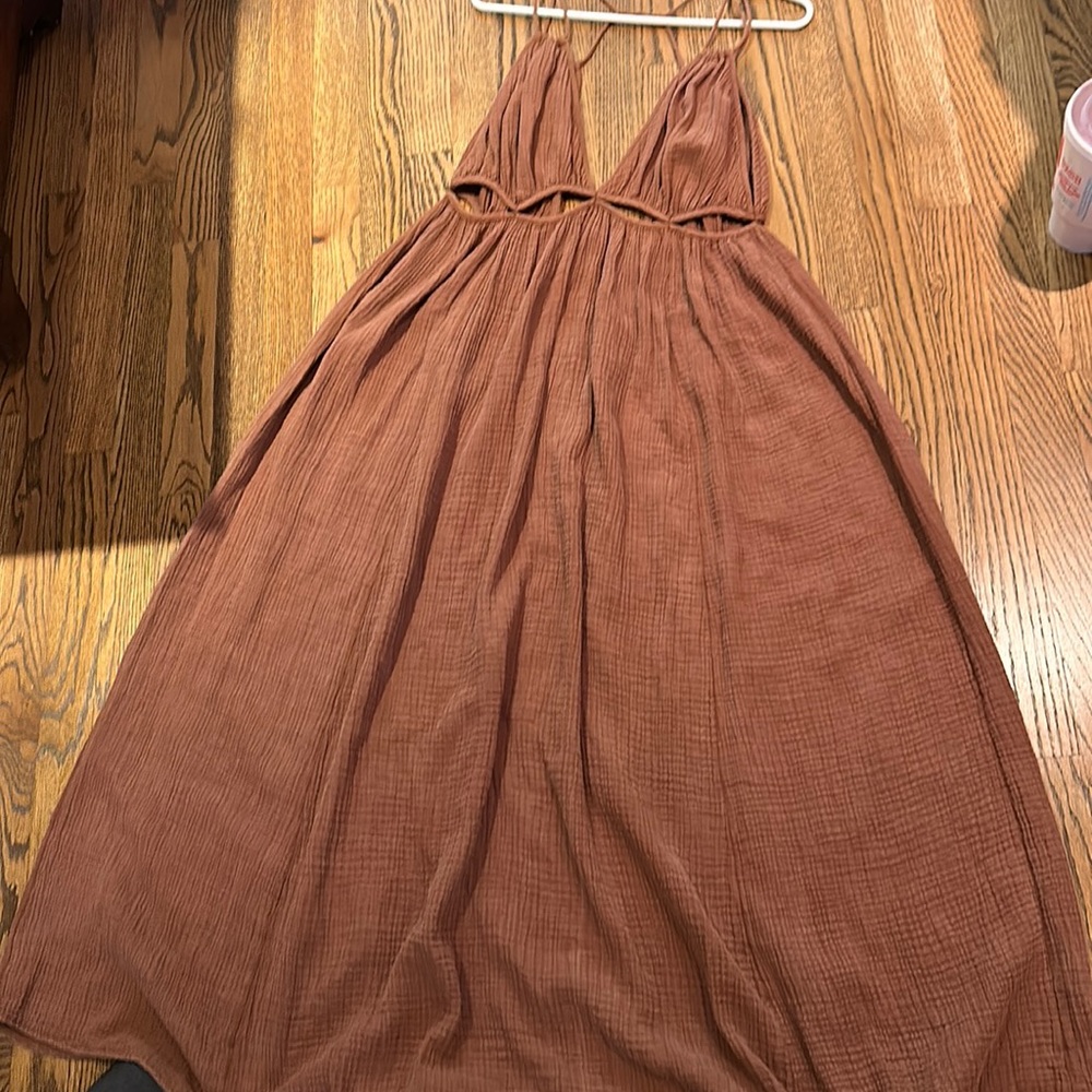 Anthro gauzy dress